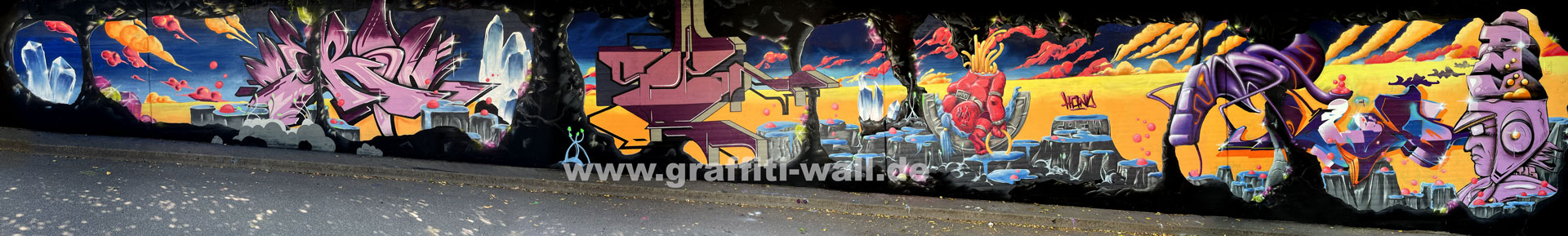 Graffiti Wall | "Something completely different" Wandkonzept